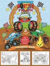 Monster Truck Coloring Book