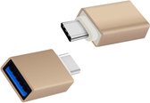 USB C adapter- C naar A - Goud - Allteq