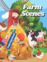 Farm Scenes Coloring Book With Animals