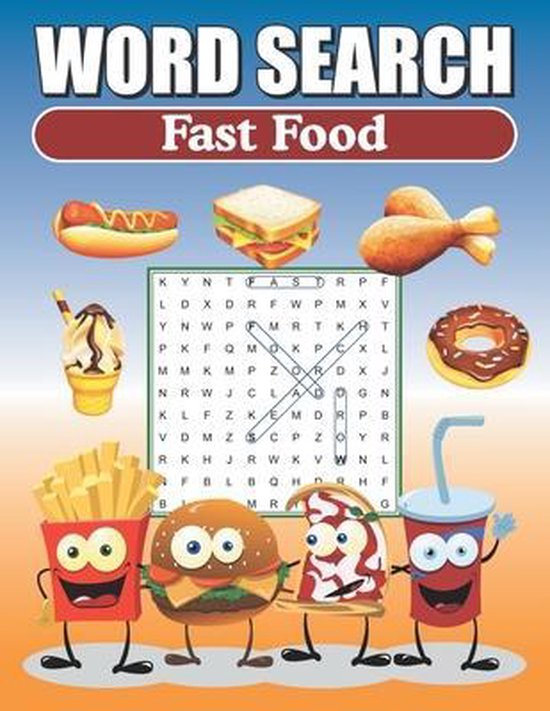 Word Search Fast Food, Greater Heights Publishing | 9781081738815