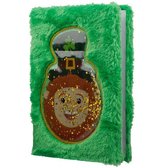 Carnet A5 - Couverture peluche Irish Lucky Gnome