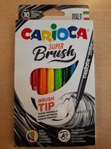 Stiften Calligraphic Super Brush Carioca 10 stuks assortiment