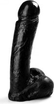 XXLTOYS - Maas - Large Dildo - inbrenglengte 25 X 6.5 cm - Black - Uniek Design Realistische Dildo – Stevige Dildo – voor Diehards only - Made in Europe