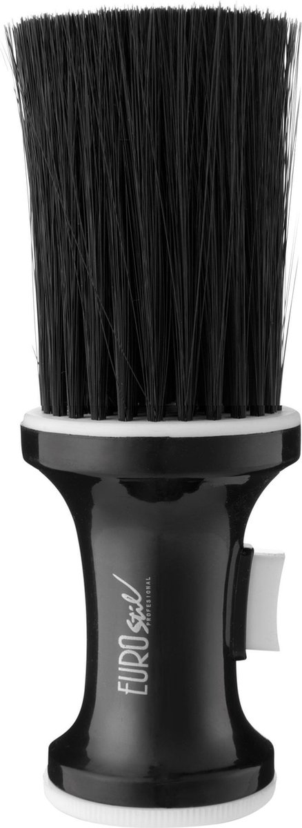 Borstelreiniger kapper / Nekborstel / Nekkwast / Professionele Barber Brush - Zwart