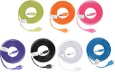 Soundlogic 2 meter USB kabel - Micro USB - Blauw