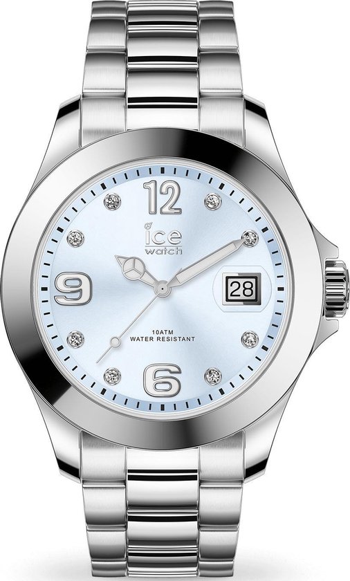 Ice-Watch ICE steel IW016775 horloge - Staal - Zilverkleurig - 40 mm | bol .com