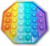 Pop It Fidget Regenboog - Multi color - Pop it fidget toy