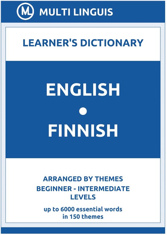 Finnish Language Dictionaries EnglishFinnish Learner's Dictionary
