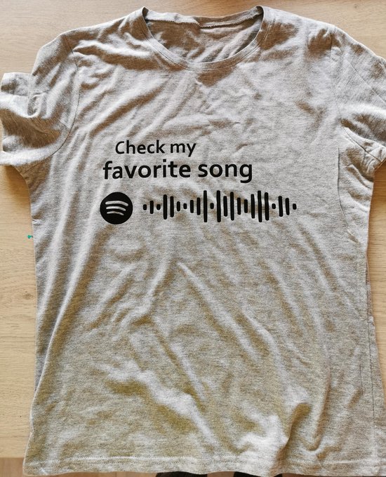 T-shirt avec chanson
