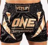 Venum x ONE FC Muay Thai Shorts Zwart Goud Maat Venum Kickboks Muay Thai Shorts: XXL - Jeans size 36