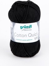 865-11 Cotton Quick Uni zwart 10x50 gram