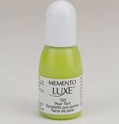 RL-703 Memento luxe stempelinkt refill - grasgroen - inkt navulling - pear tart 703 - 15 ml - groen
