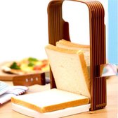 Brood Snijder - Hulpmiddel Bij Brood Snijden - Cake Snijplank - Broodsnee Afmeten - Snijhulp Brood / Cake - Keukenhulp