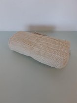 Kleedje met franjes zandbeige 90x60 - 1 stuk
