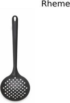 Schuimspaan - Kunststof - Anti Kras - 33 cm - Zwart - Rheme
