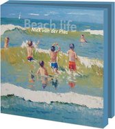 Kaartenmapje met env, vierkant: Beach life, Niek van der Plas