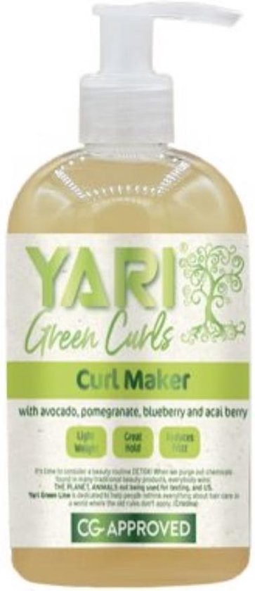 Yari green curls, curl maker gel, cg methode, proteïne gel