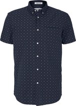 Tom Tailor Korte mouw Overhemd - 1024715 Marine (Maat: M)