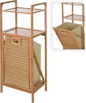 Relaxwonen - Badkamer rek - Bamboe - met wasmand - uniek en handig