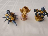 skylanders superchargers legendary set sun runner + astroblast + trophy