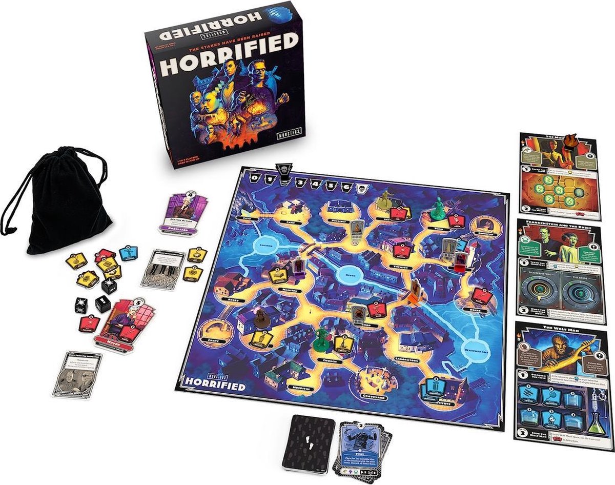 Ravensburger Horrified - Bordspel Engelstalig — afbeelding 3