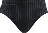 Schiesser rits zwemslip sir verticale streep zwart - 4XL