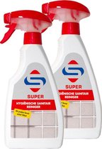 SuperCleaners - Badkamer reiniger - wc reiniger - 2 stuks 500ml