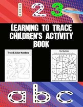 learning to trace children's activity book