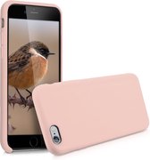 kwmobile telefoonhoesje geschikt voor Apple iPhone 6 / 6S - Hoesje met siliconen coating - Smartphone case in oudroze