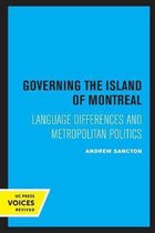 Lane Studies in Regional Government- Governing the Island of Montreal