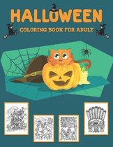 Halloween Coloring Book for Adults