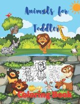 Animals for Toddler Coloring Book: Cute Animals