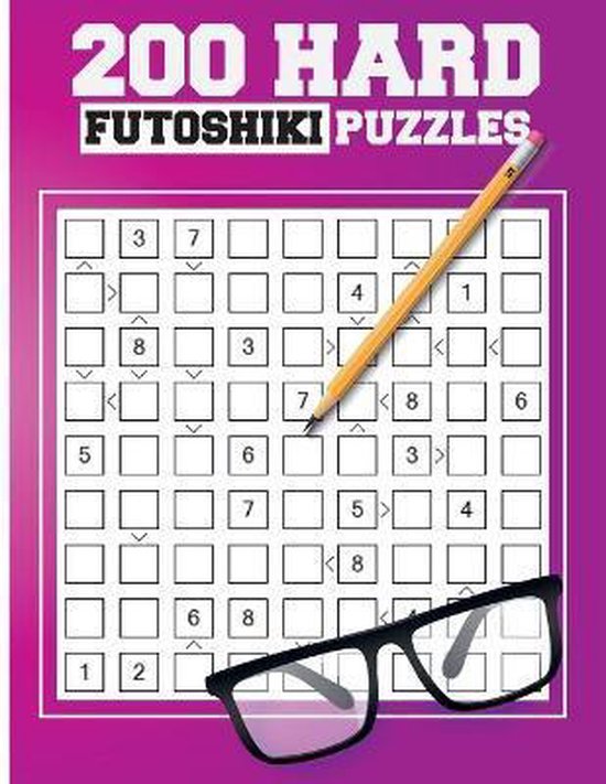 200 Hard Futoshiki Puzzles - cover