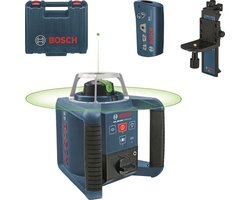 Bosch GRL 300 HVG + RC 1 + WM 4 Rotatie laser in koffer - 100m - groen