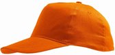 SOLS Unisex Sunny 5 Panel Baseball Cap (Oranje)
