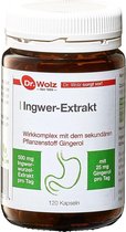 Dr. Wolz Gember Extract - met plantenstof Gingerol - supplement voor rustige maag en tegen misselijk - Supplement voor duikers