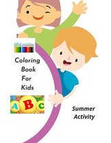 Coloring Book For Kids . Summer Activity .