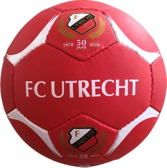 FC UTRECHT VOETBAL - Jubileum Voetbal - 50 jaar - Rood - OPGEPOMPT