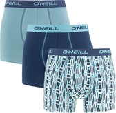 O'Neill boxers 3P combi akaw blauw - M