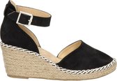 Dolcis dames espadrille - Zwart - Maat 36