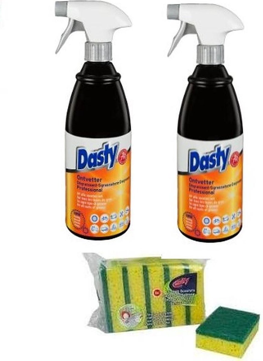 Dasty Ontvetter Professional - Insectenverwijdering - 2 x 750ml + GRATIS  set sponzen... | bol.com