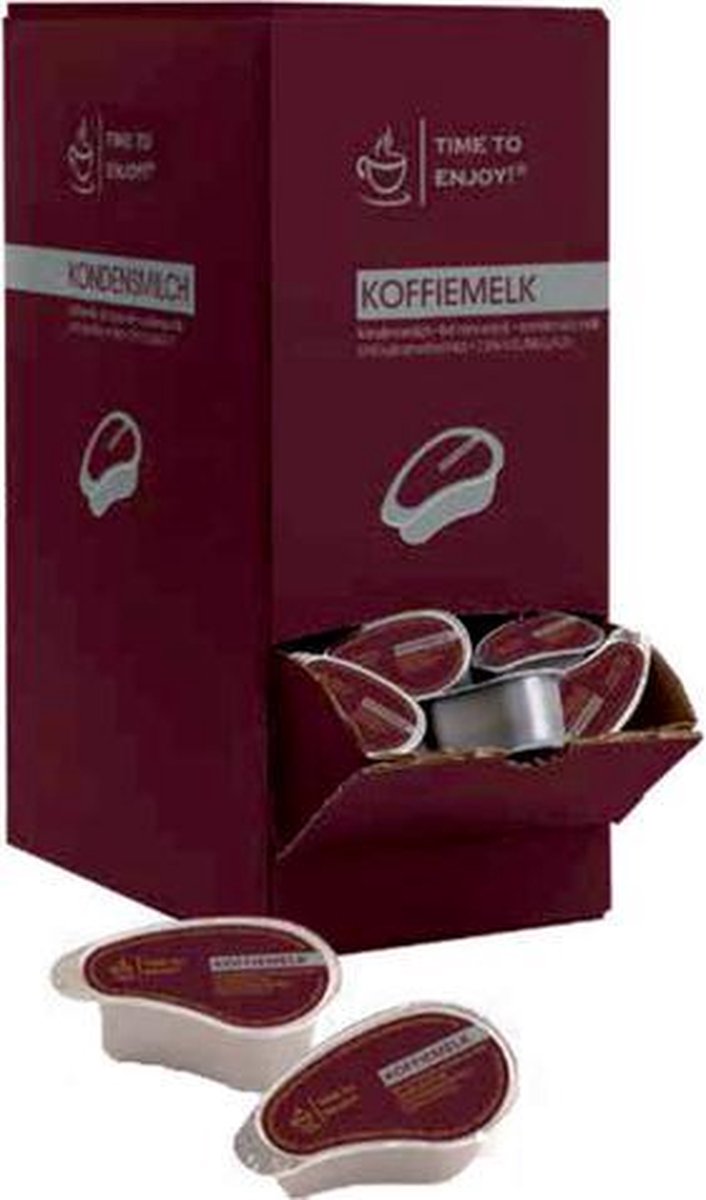 Time to Enjoy Koffiemelk Cups - 200 x 7,5 gram - Time to enjoy