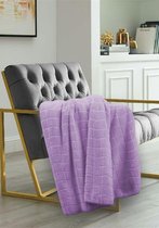 Ephemeris Soft Single Blanket - Stone Lila 150x200cm eenperon tv deken. Steen lila