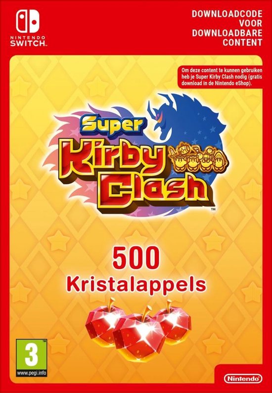 Super Kirby Clash 500 Gem Apples – Nintendo Switch Download