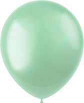 Mintgroene Ballonnen Metallic Minty Green 33cm 100st
