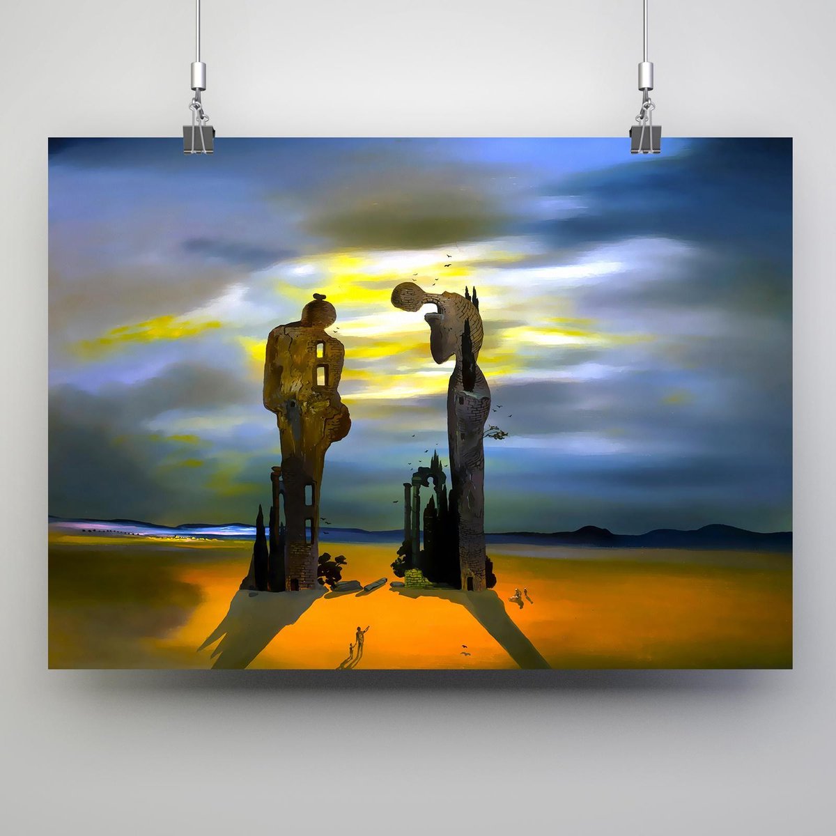 Poster Salvador Dali Archaeological Reminiscence Millets Angelus