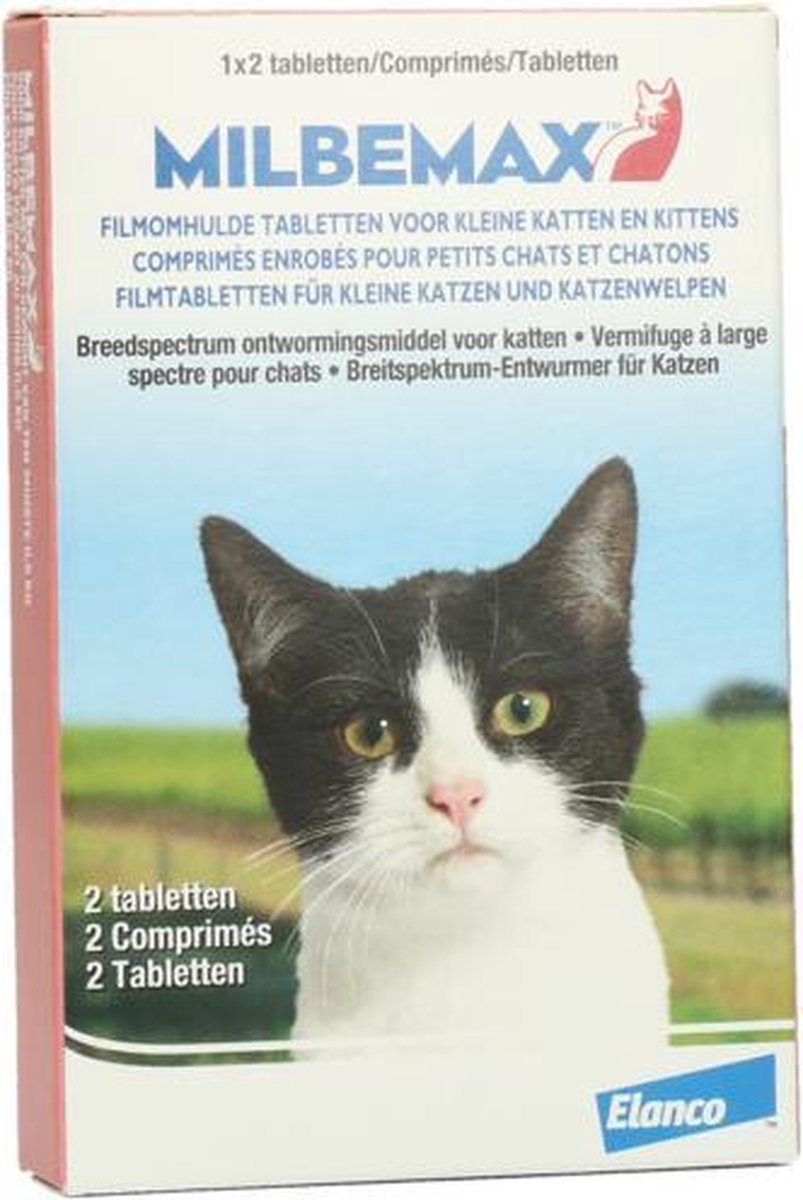 Elanco Milbemax Kitten & Kat Anti wormenmiddel - 2 tab 0.5 Tot 2 Kg | bol.com