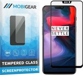 Mobigear Screenprotector geschikt voor OnePlus 6 Glazen | Mobigear Premium Screenprotector - Case Friendly - Zwart
