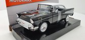Chevrolet Bel Air 1957 Zwart 1:24 MotorMax