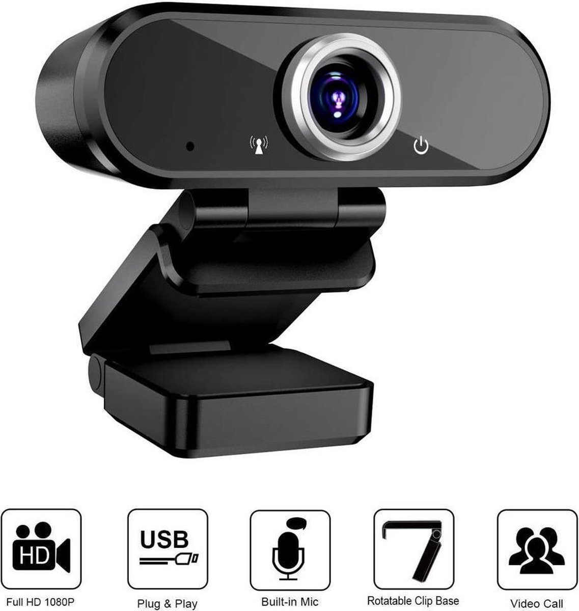 Webcam 2K avec Microphone Caméra Web USB PC pour Appels Vidéo Études Conférences Skype Zoom 4 Millions de Pixels Webcam pc avec Auto Focus Full HD 2K 1440P Caméra Web avec Cache Webcam Et trépied 